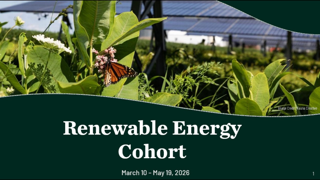 Renewable Energy Cohort - March 10 Session