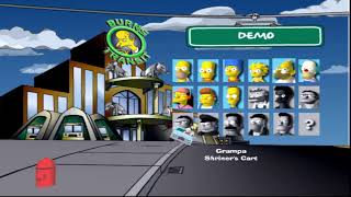 The Simpsons Road Rage Trying To Complete This Game 100 Percent For The First Time (No Commentary)