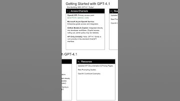 How to get started with OpenAI GPT 4.1