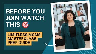 Famous Your Pre-Workshop Guide | Limitless Moms Masterclass with Preetjyot Kaur Wealth