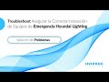 Hyundai lighting  troubleshoot  equipos de emergencia