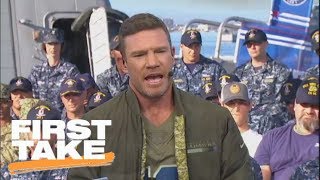 Famous Nate Boyer on suggesting Colin Kaepernick kneel instead of sit during anthem | First Take | ESPN Wealth