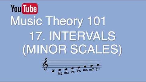 17. Intervals in a Minor Scale (Music Theory 101)