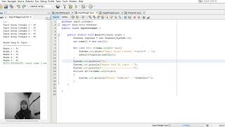 Contoh Program Array 1 Dimensi Menggunakan Bahasa Pemrograman Java. (S. Data)