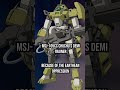 MSJ 105CC Chuchu's Demi Trainer #gundam #wfm #adstella
