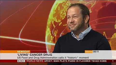 Dr Steven Tucker on BBC World News | "Living" Cancer Drug