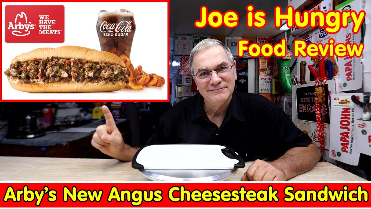 Arby’s New Angus Cheesesteak Sandwich Review * Limited Time Offer * Joe ...