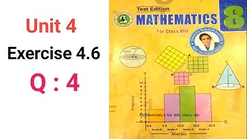 #Maths Class 8 | Unit 4 | Exercise 4.6 | Q 4 | Sindh Textbook board