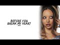 JADE Before You Break My Heart Lyric mp3