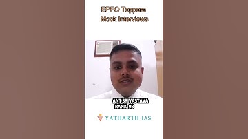 EPFO Toppers Mock Interviews | EPFO AO/EO Exam 2021 | Yatharth IAS Toppers