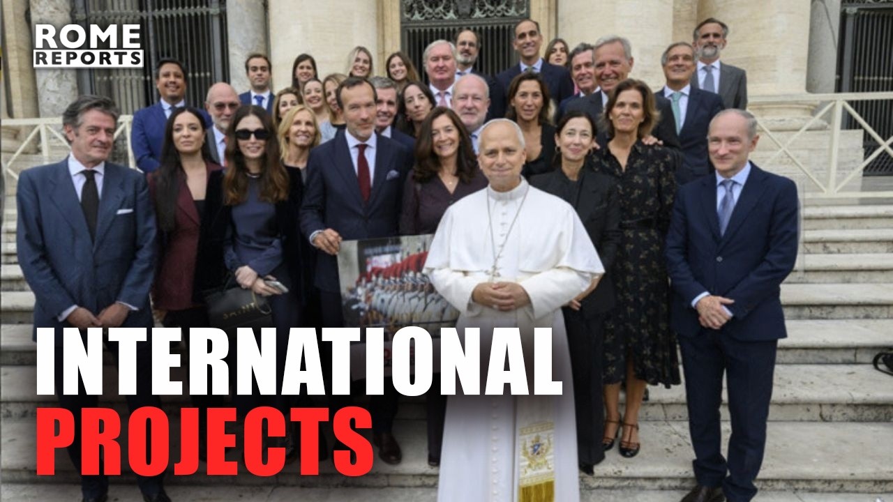 Rome Reports Presents Its New International Projects to Pope Leo XIV