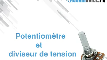 Quelle est le rôle d'un potentiomètre ?