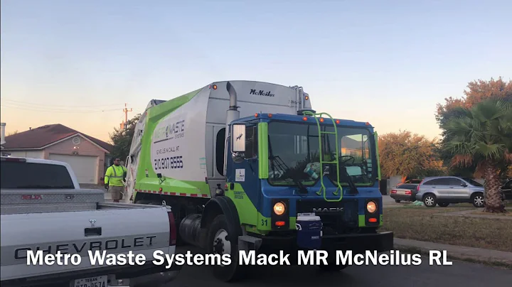 Metro Waste Systems Mack MR McNeilus Rear Loader