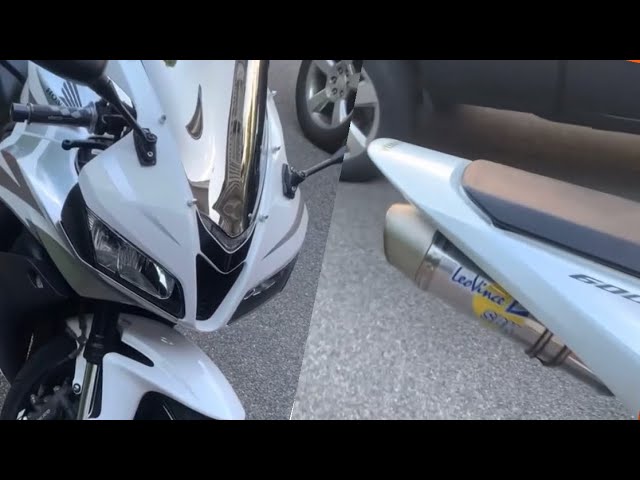 2009 HONDA CBR 600RR Leo Vince SBK Exhaust System Sound - YouTube
