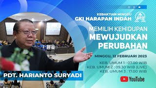 Kebaktian Umum GKI Harapan Indah, Minggu 12 Februari 2023