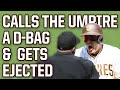 Machado calls the ump a d-bag and gets ejected, a breakdown