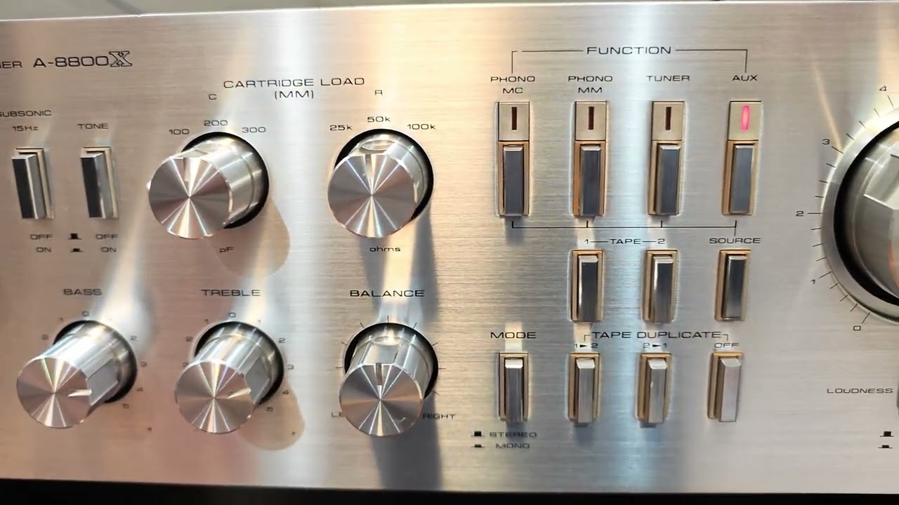 pioneer A-8800X - YouTube