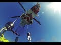 Coastguard Helicopter Swimmer / Diver Winch Rescue GoPro POV [HD]