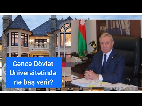 Gəncə Dövlət Universitetində nə baş verir?