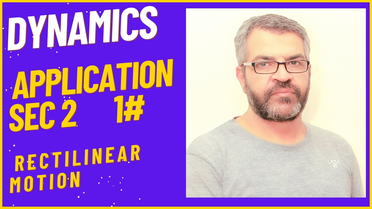 شرح Rectilinear Motion   Applications | Math Sec 2