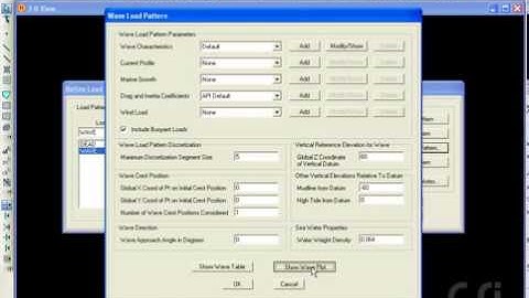 SAP2000   23 Wave Loading  Watch & Learn   YouTube