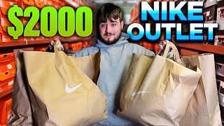 I Spent $2,000 at the Nike Outlet...