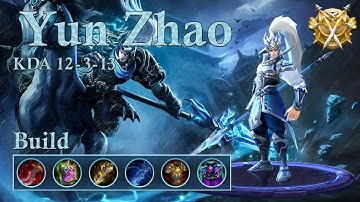 Mobile Legends: Yun Zhao, high damage tanky build!