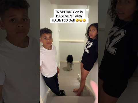 TRAPPING Son in BASEMENT with HAUNTED Doll Gone BAD 🤣🤣🤣