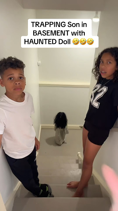 TRAPPING Son in BASEMENT with HAUNTED Doll Gone BAD 🤣🤣🤣