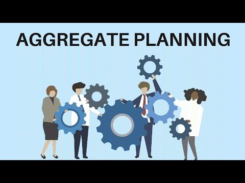 Aggregate Planning||Meaning||Objectives||Process||Strategies||Level||Chase||Production Management||