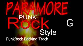 Alternative Rock Paramore Style Guitar Backing Track 162bpm Highest Quality chords