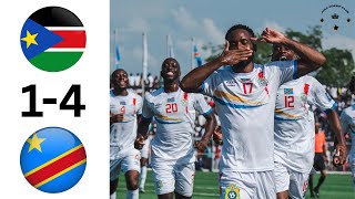 SOUTH SUDAN 🇸🇸 1 VS 4 DRC CONGO🇨🇩||AFCON QUALIFIERS HIGHLIGHTS 2025#ssd #drcongo #congo 