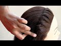 beautiful Party Wear Hairstyle For Medium Hair 2019 || Quick & Easy Part Hairstyle For Girls 2019