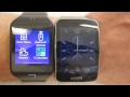 Samsung Gear S comparison with Gear 2 Neo - apps, screen, size, straps