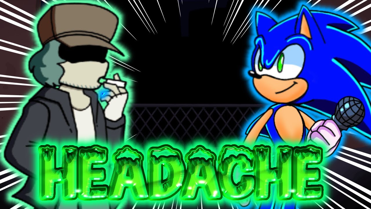 🎤🎶Headache Sonic Sing it  🎶🎤II FNF Vs. Garcello II 🥭+Flp/Midi 🥭