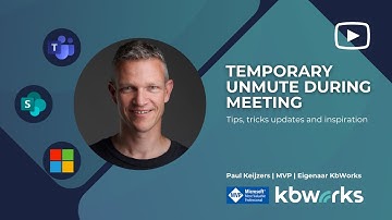 How to Temporary unmute during a meeting in Microsoft Teams