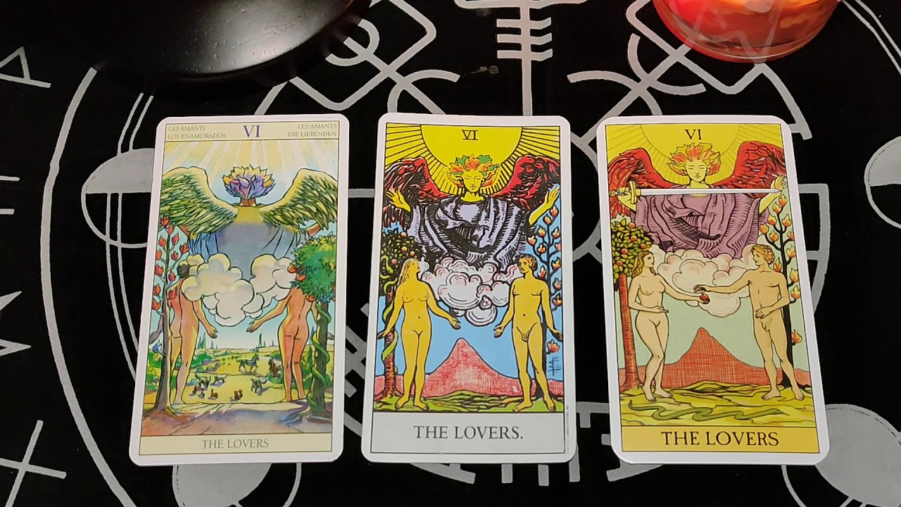 Карта влюбленные таро да или нет