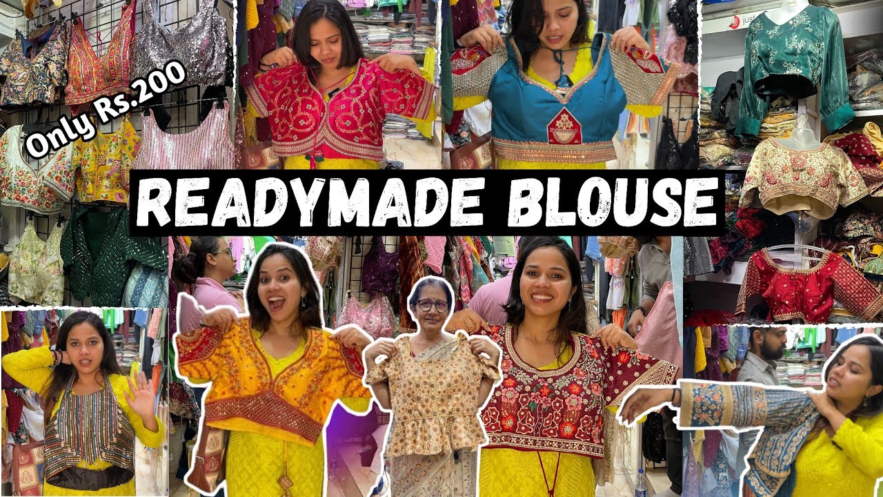 भुलेश्वर मार्केट- Bhuleshwar Market | Cheapest Readymade Blouse | Designer Blouse | Blouse Design