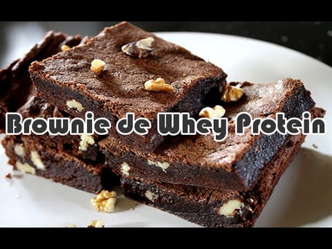 A MELHOR RECEITA DE BROWNIE DE WHEY É PARA FICA GIGANTE!
