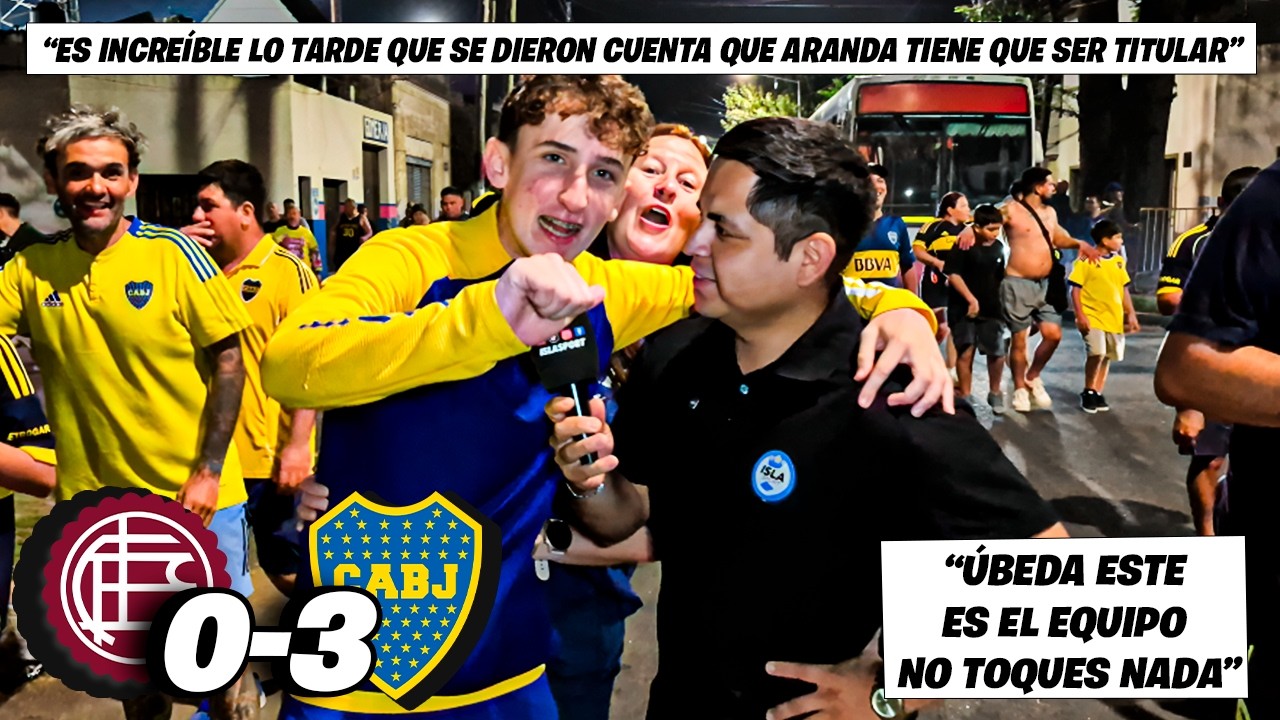 REACCIÓN CON HINCHAS 🎙🇸🇪 - LANÚS 0-3 BOCA JUNIORS - FECHA 7 - LIGA ARGENTINA - APERTURA🏆