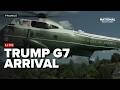 Trump G7 Summit arrival