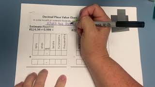 Add & Subtract Decimal Notes