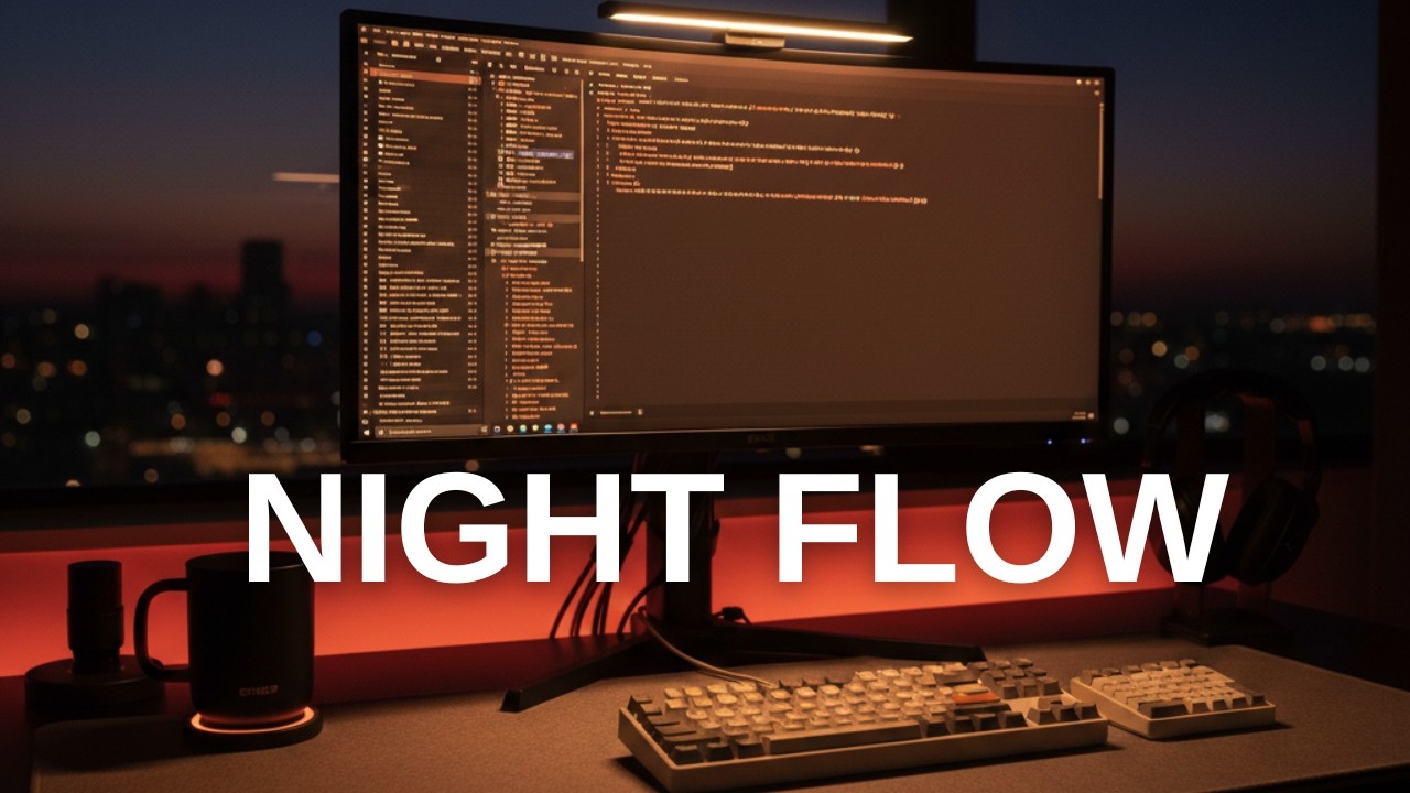 Night Flow – Smooth Focus Beats 🌙 Chill Lo-Fi Music for Studying & Deep Work