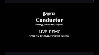 Conductor Demo — Watch It Triage 3 Real Directives