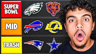 I Ranked All 32 NFL Teams for 2026