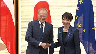 高市総理　ポーランド首相と会談　ウクライナ支援など連携強化で一致(2026年4月15日)