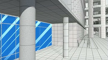 3D Laser Scanning Large Buildings-Simulation