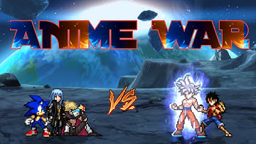 Rimuru DL & Sonic(All Form) VS Goku MUI & Luffy in Jump Force Mugen