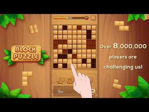 Puzzle con blocchi di legno