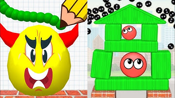 Draw To Smash: Logic puzzle VS Hide Ball: Brain Teaser Games Mix